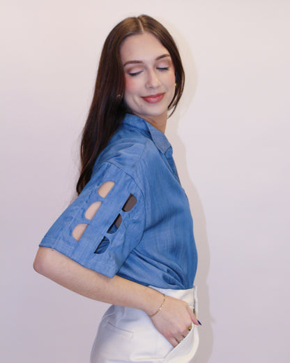 Emile Denim Blouse