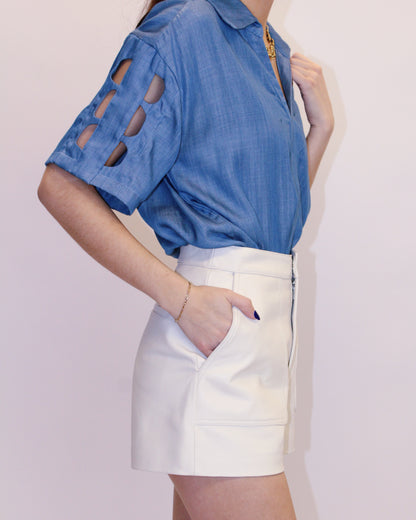 Allison NY Leather Shorts