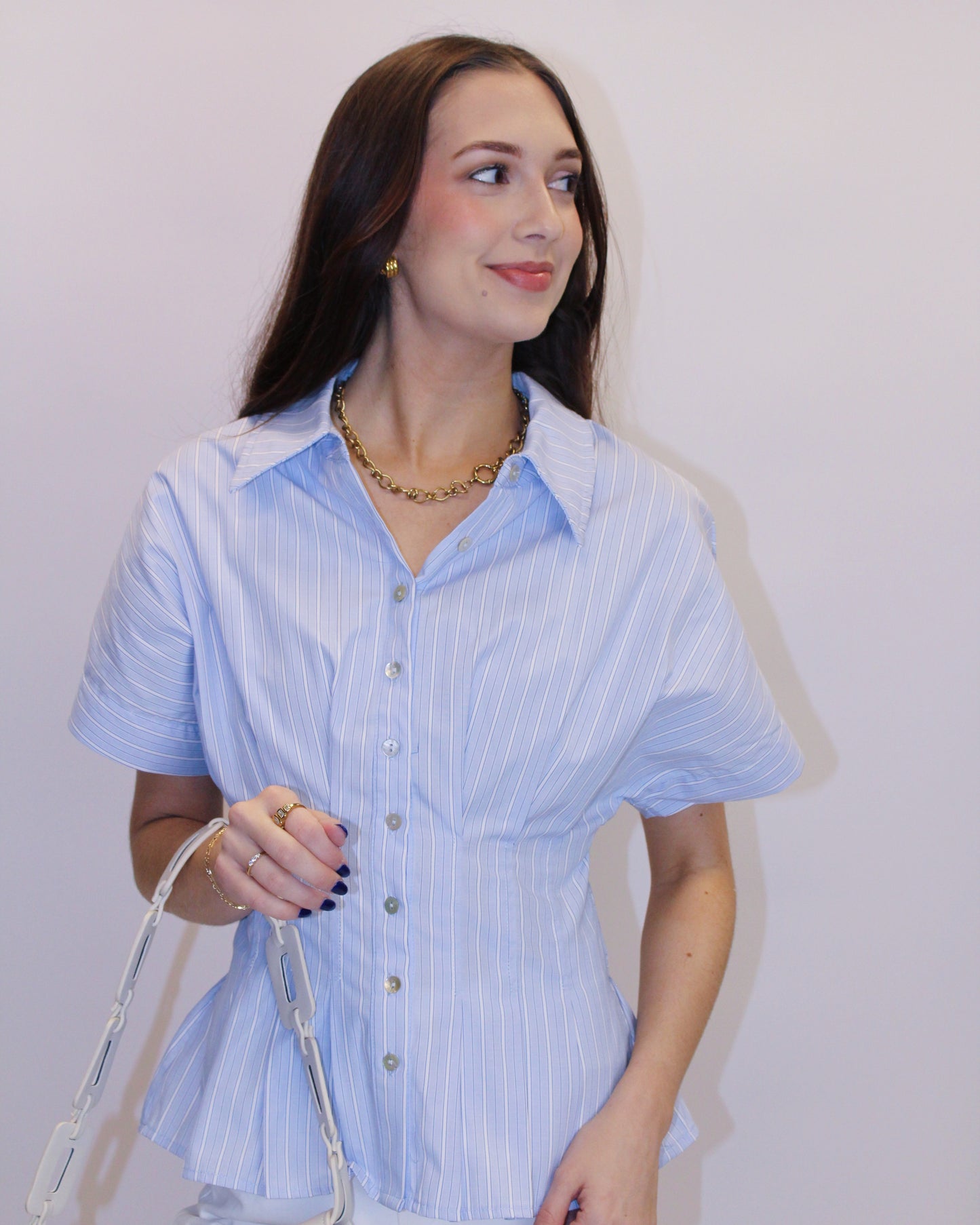Gretta Striped Blouse