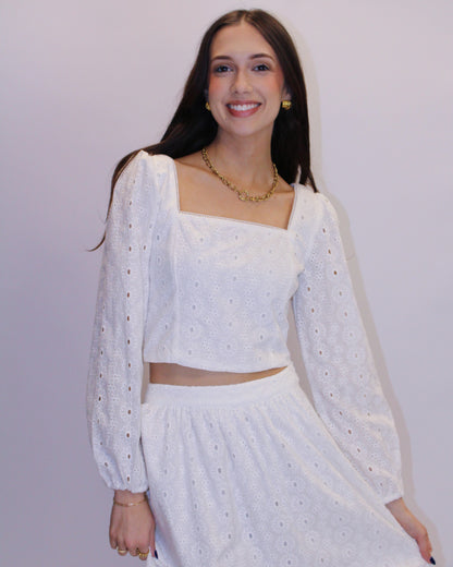 Bria Eyelet Blouse