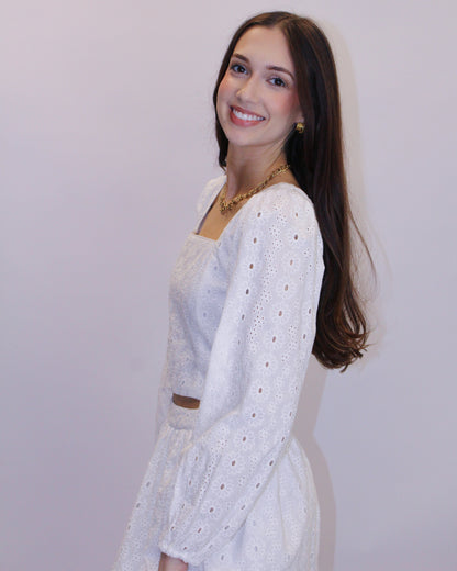 Bria Eyelet Blouse