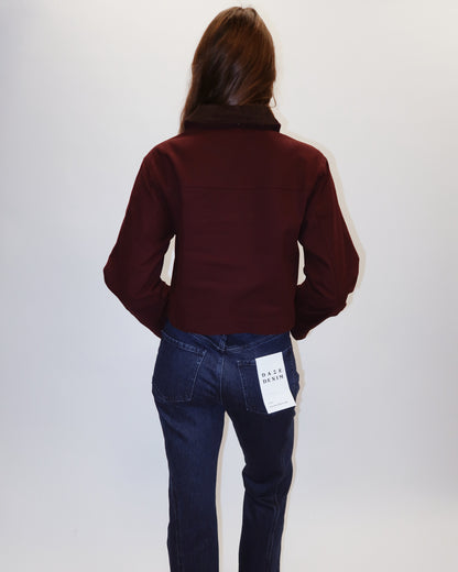 Bella Burgundy Barn Jacket