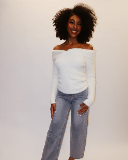 Laura Off Shoulder Sweater
