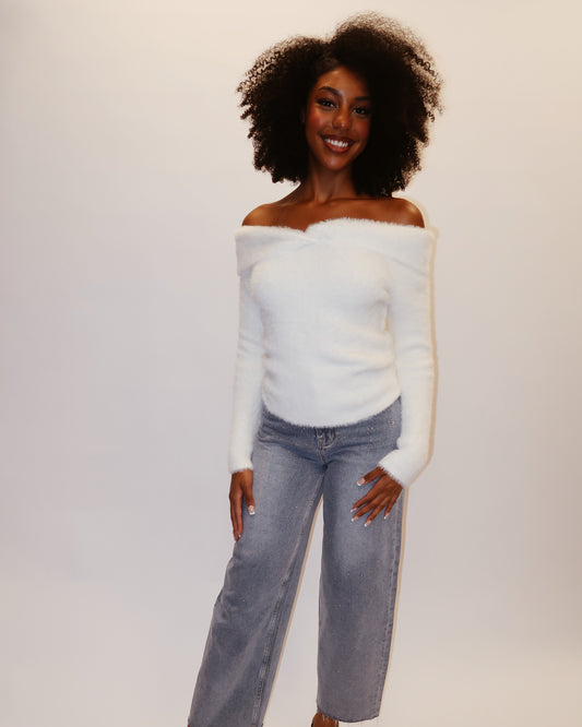 Laura Off Shoulder Sweater
