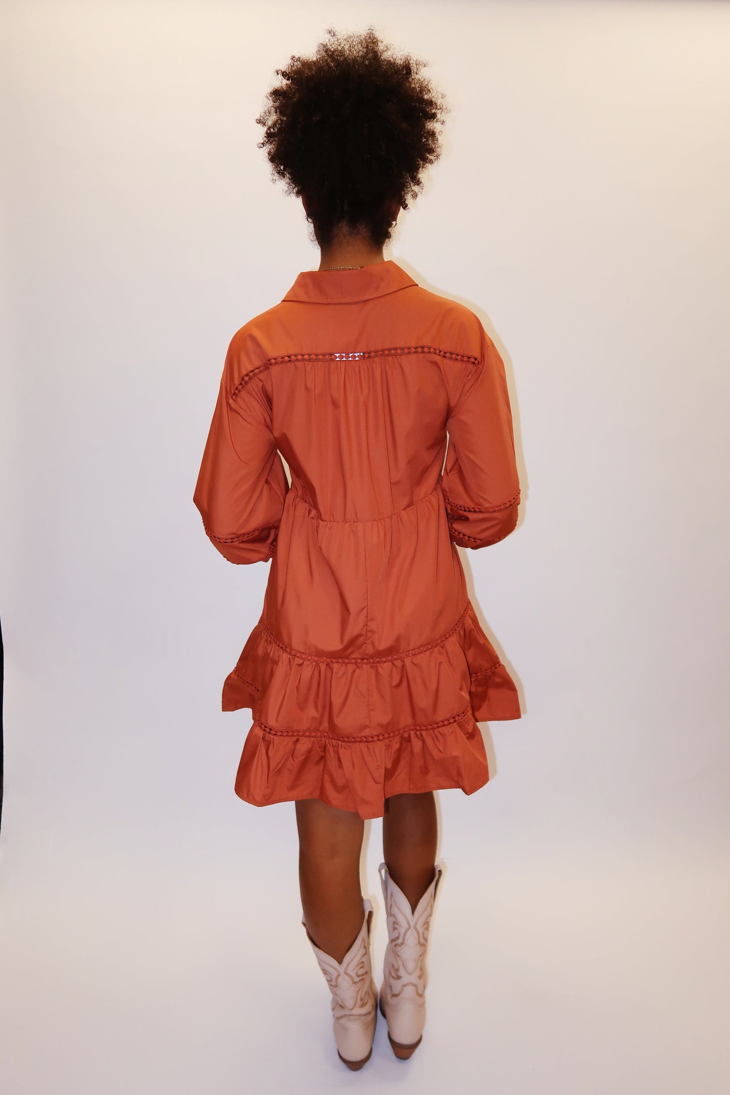 Sara Button Up Mini Dress