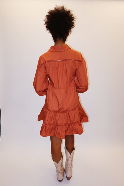 Sara Button Up Mini Dress