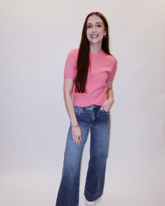 Sylvia Short Sleeve Sweater