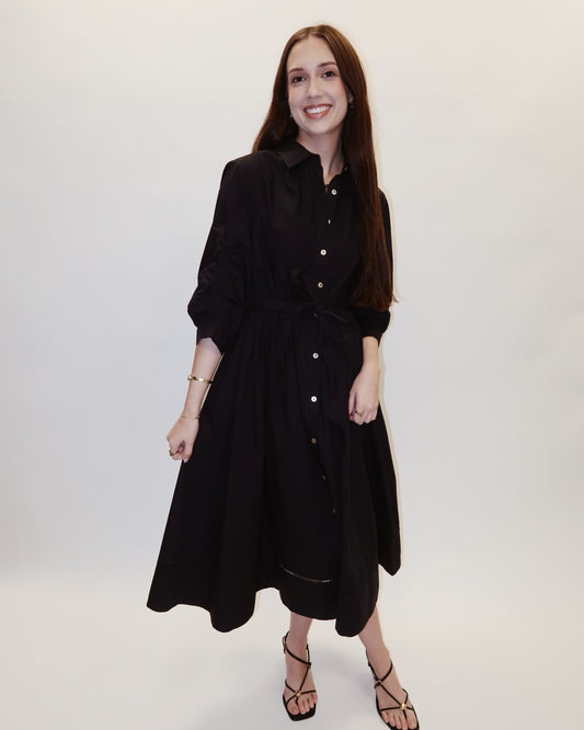 Rowena Button Down Midi Dress
