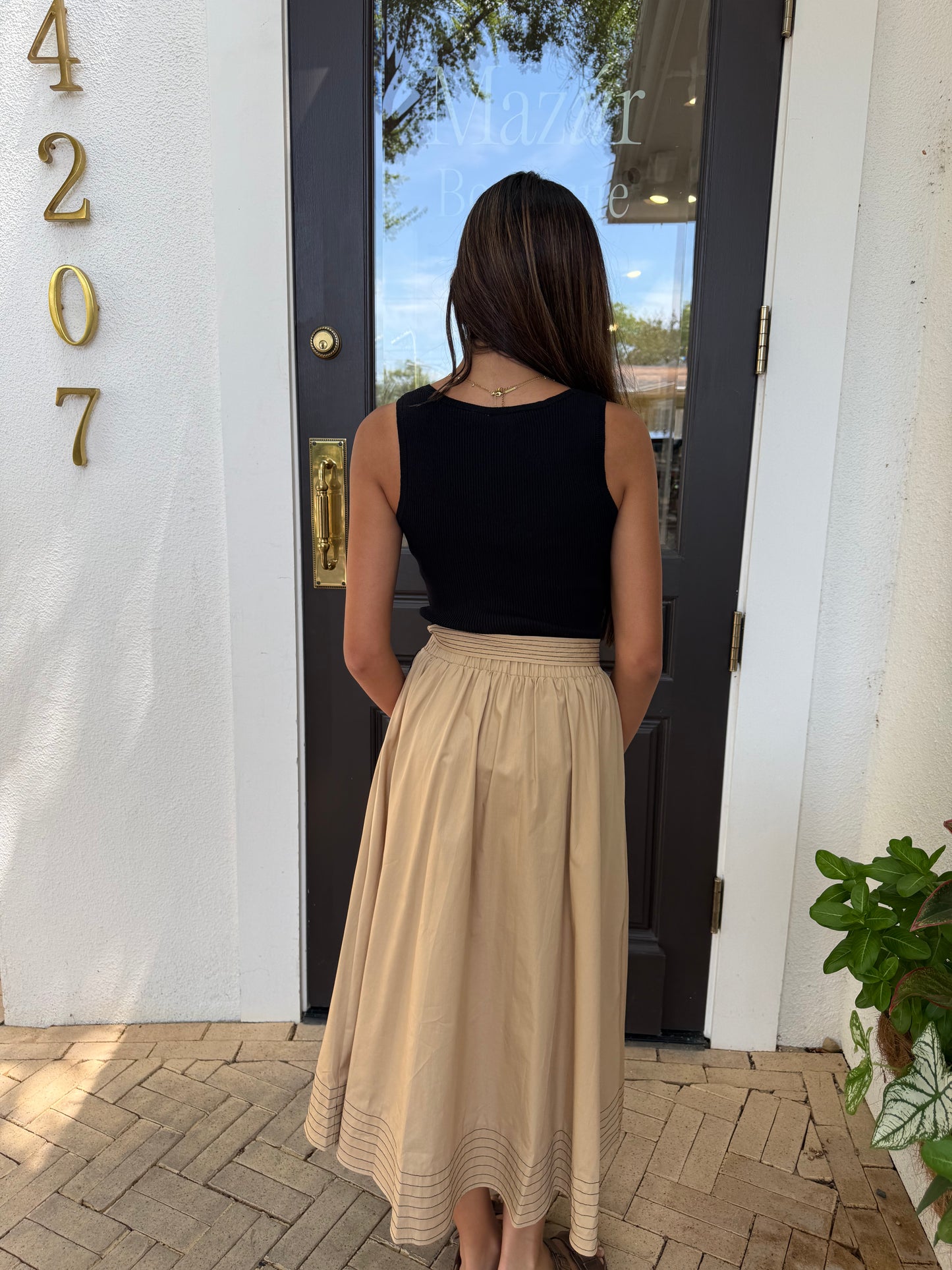 Marrie Sleeveless Midi Dress