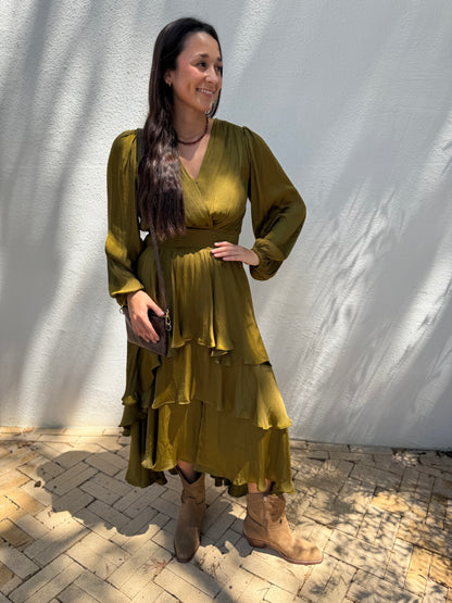 Bailen Satin Maxi Dress