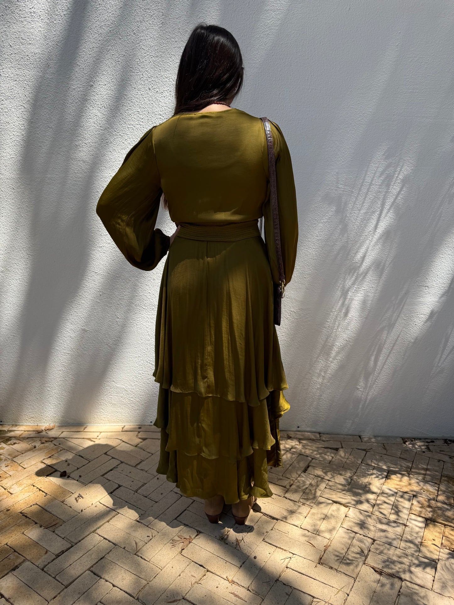 Bailen Satin Maxi Dress