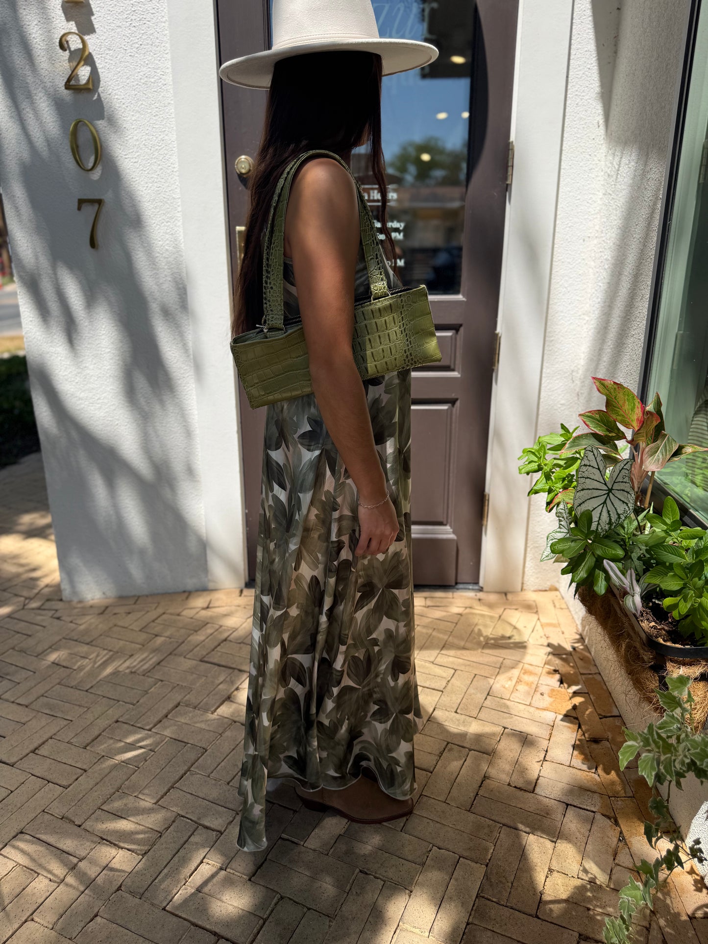 Paola Forest Maxi Dress