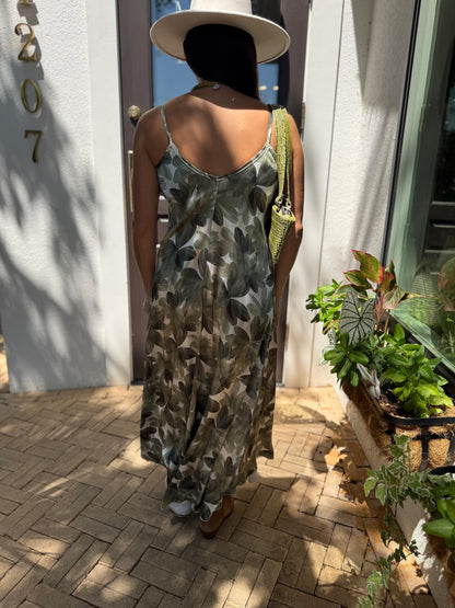 Paola Forest Maxi Dress