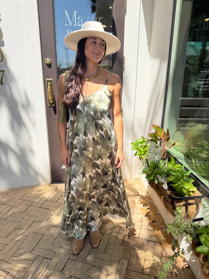 Paola Forest Maxi Dress
