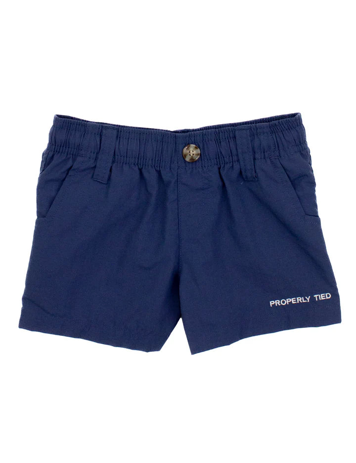 Navy Baby Mallard Shorts