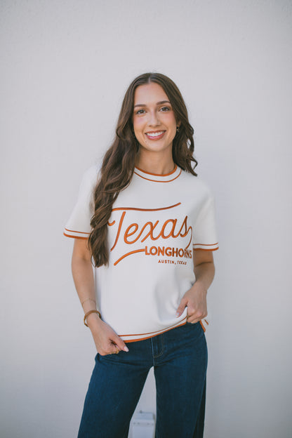 Texas Clayton Classic Luxe Sweater Tee