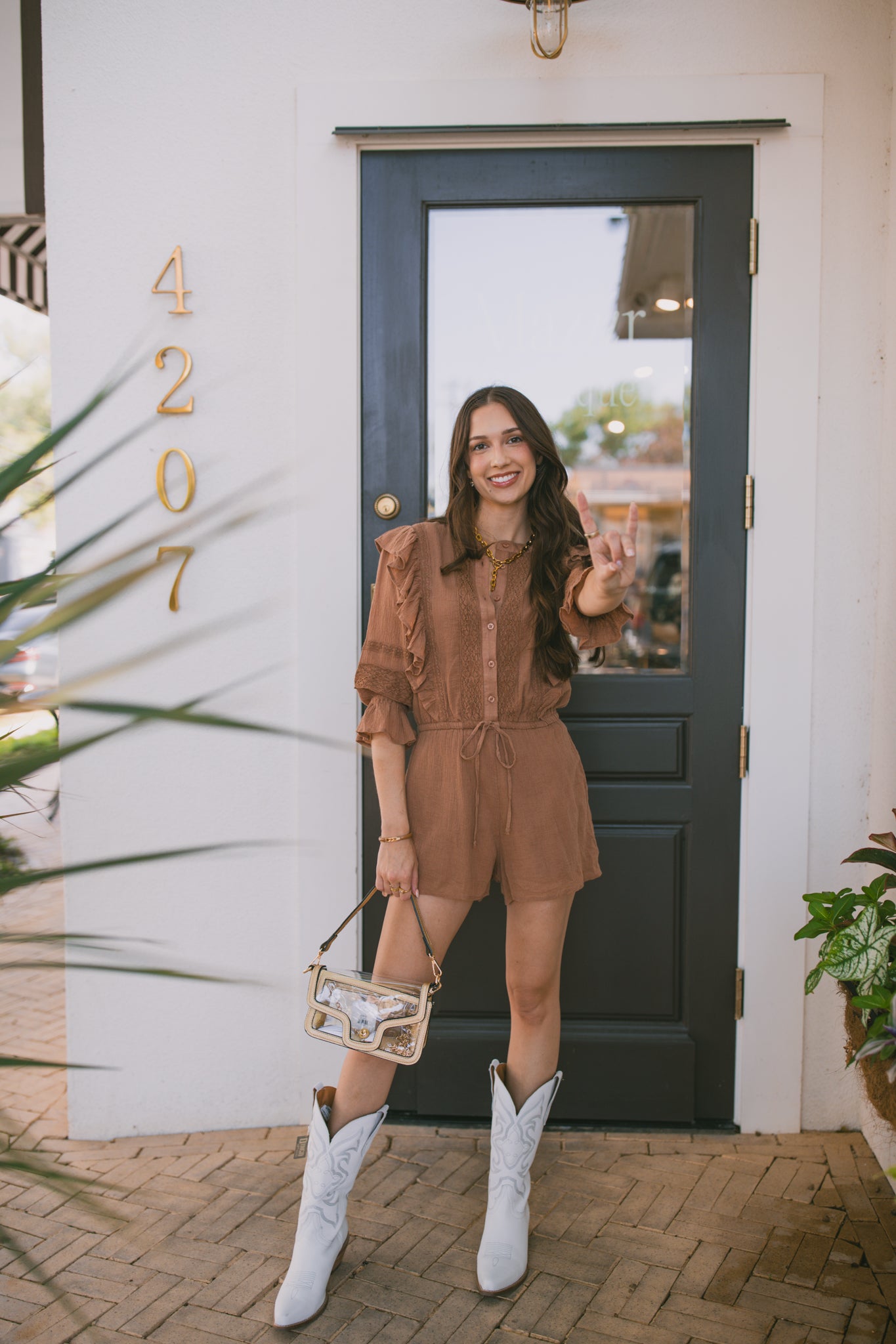 India Ruffle Romper