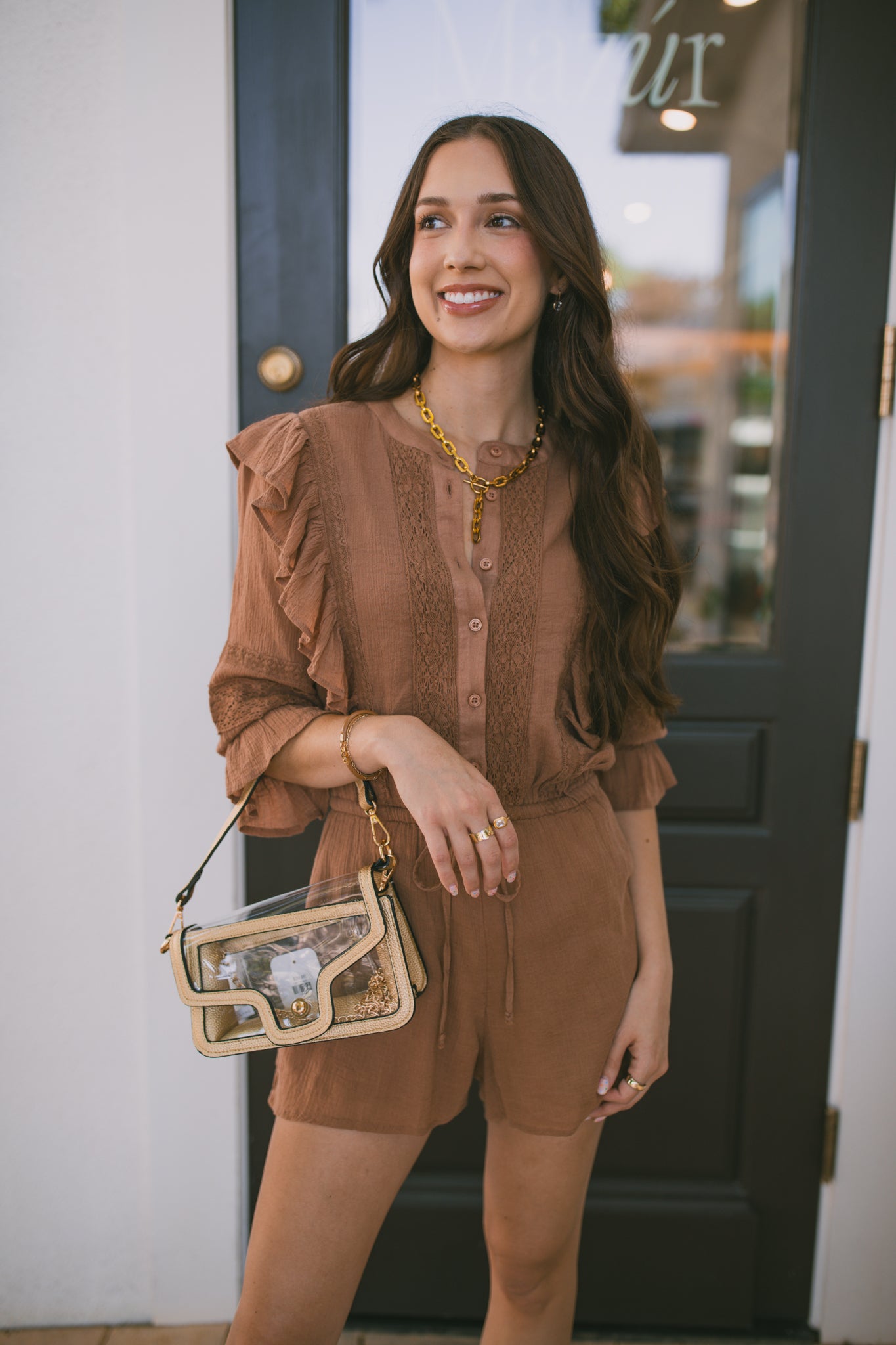 India Ruffle Romper