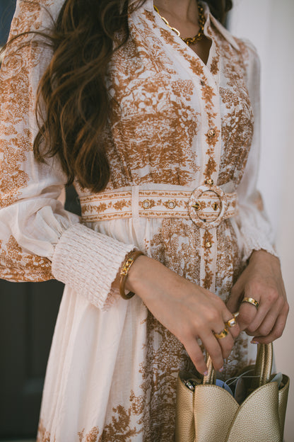 Zoi Belted Mini Dress