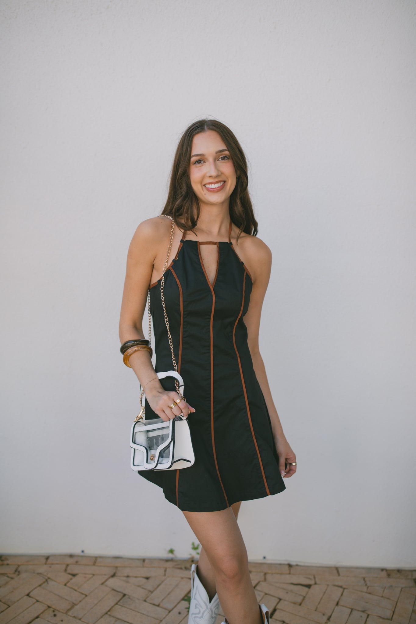 Hanna Halter Mini Dress