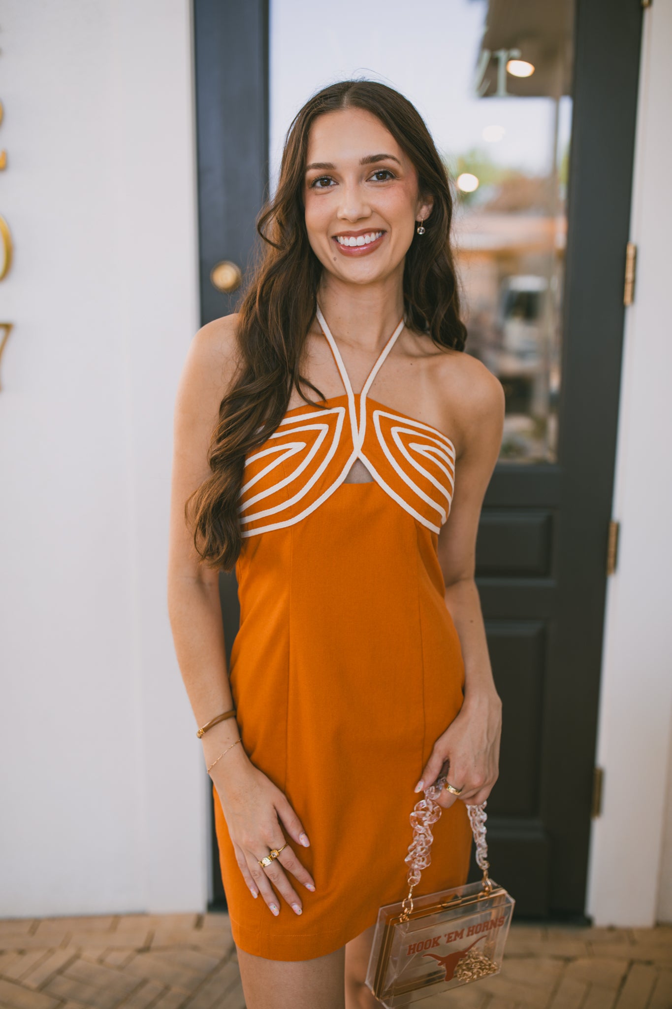 Bevo Halter Mini Dress