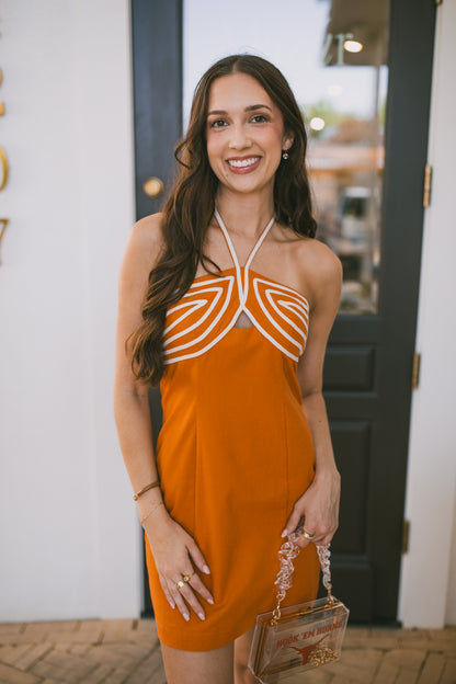 Bevo Halter Mini Dress