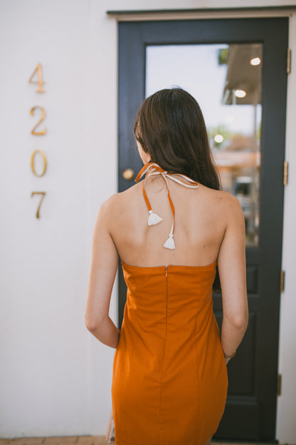 Bevo Halter Mini Dress