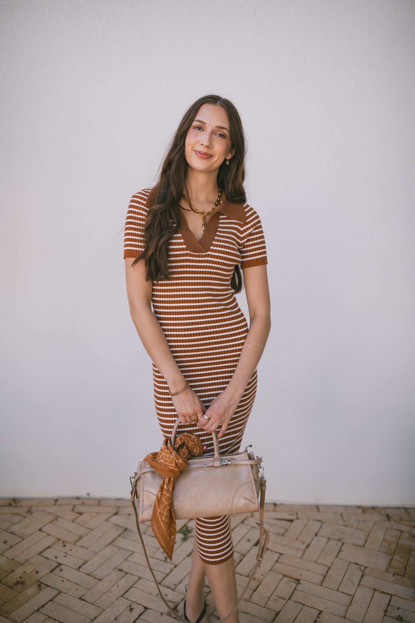 Prima Striped Maxi Dress