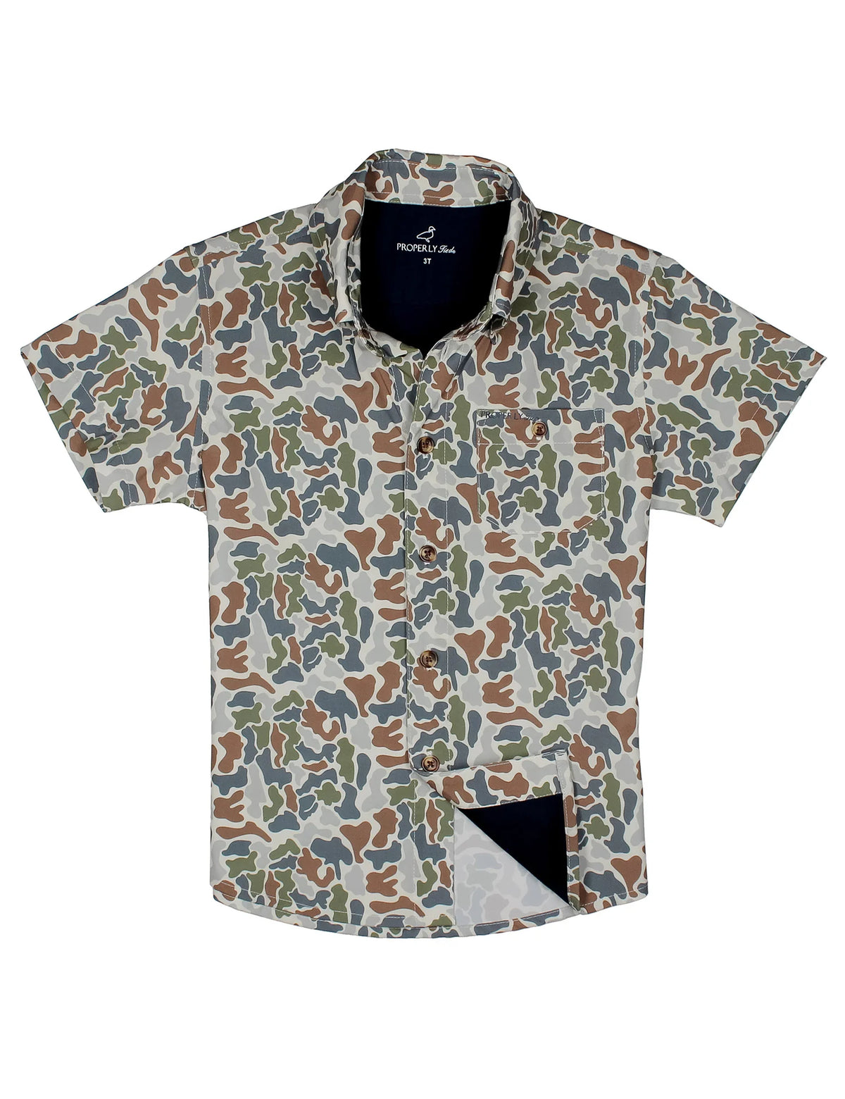 Boys Terra Camo Field Shirt