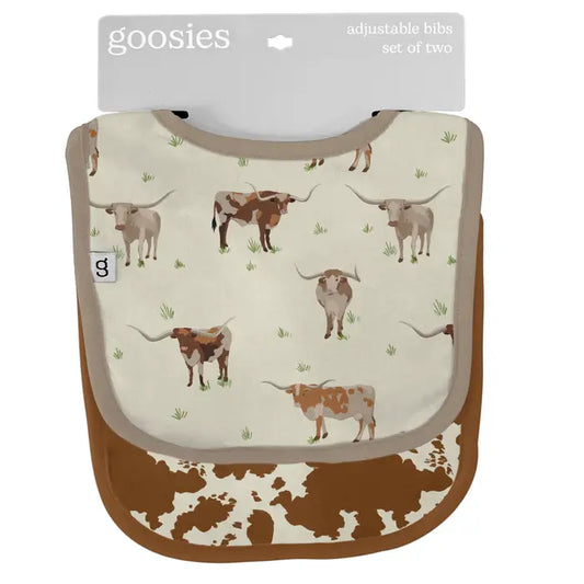 Longhorns Cows - Bib Set