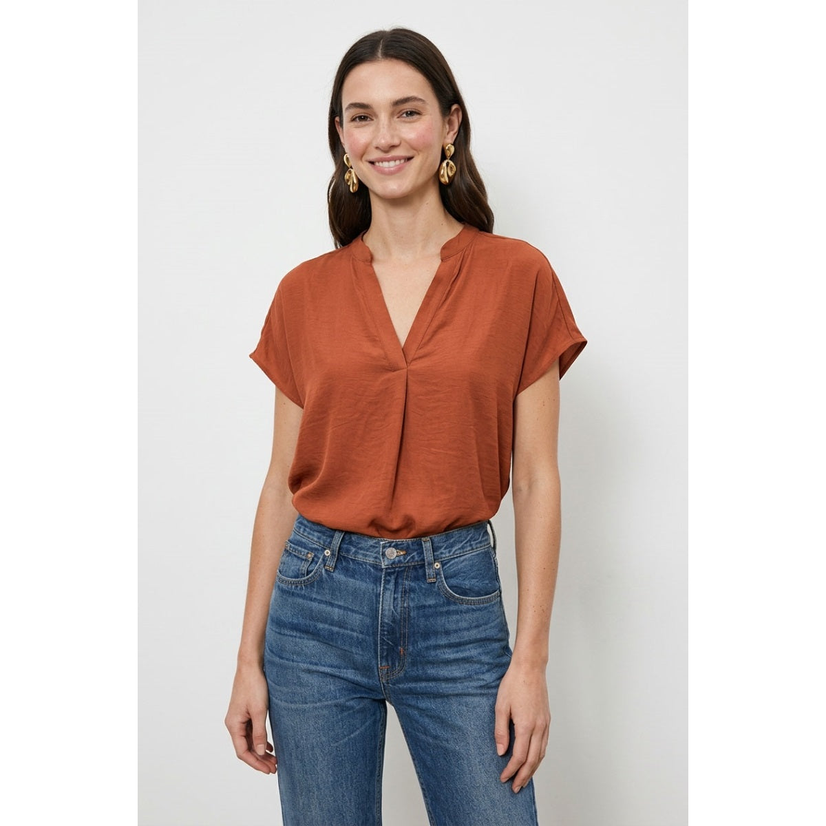 Reba V Neck Blouse
