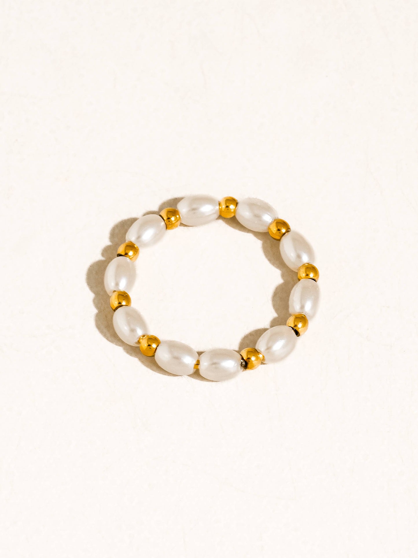 Saintes Pearl Beaded Ring