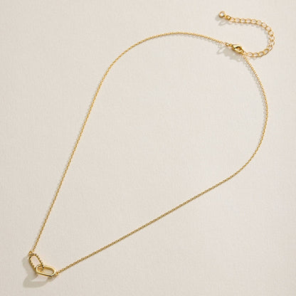 Paperclip Link Necklace