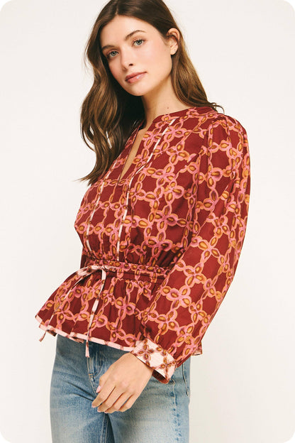 Chloe Chainlink Blouse