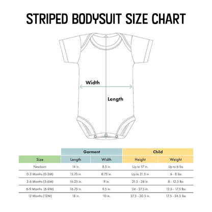 A&M Striped Bodysuit