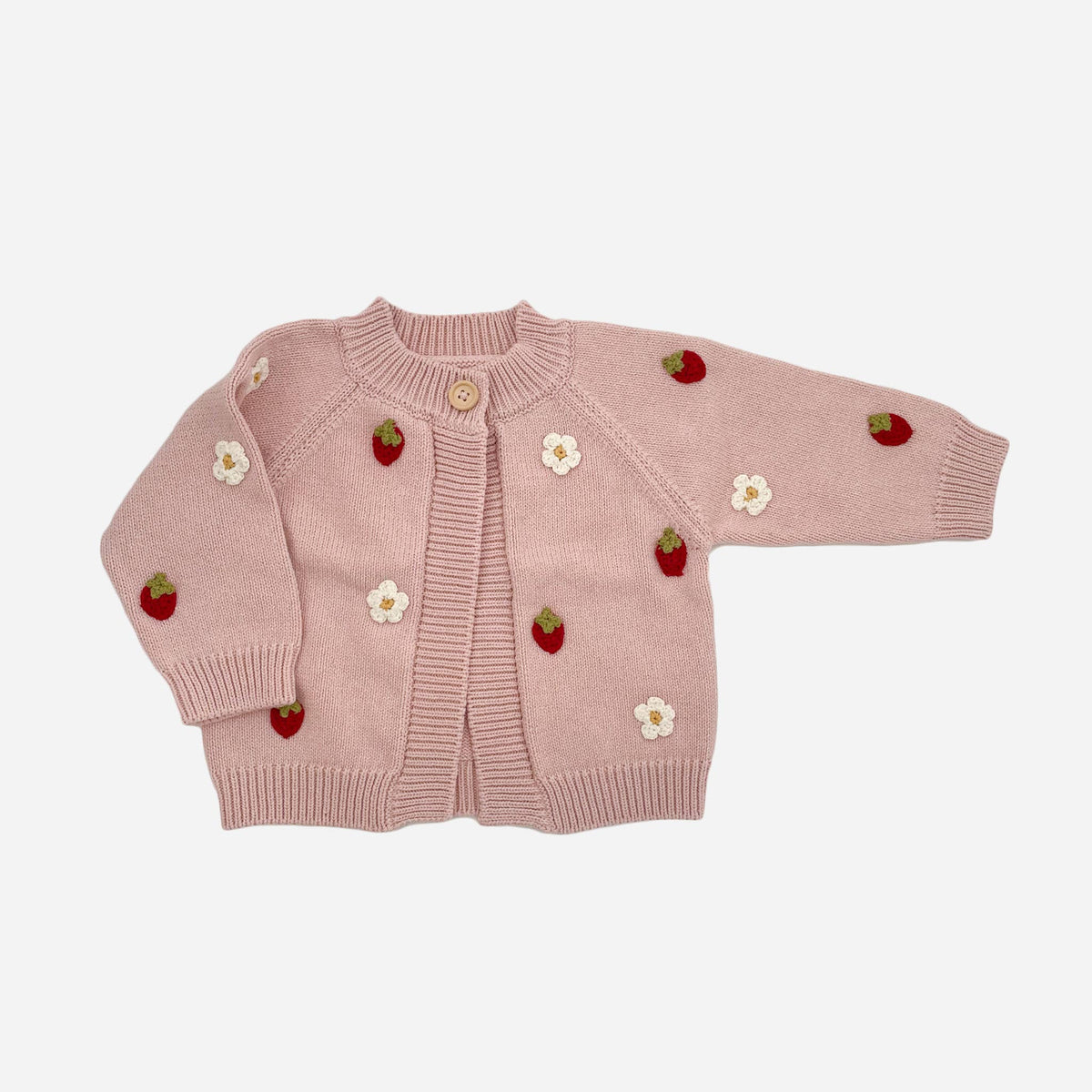 Strawberry Baby Cardigan