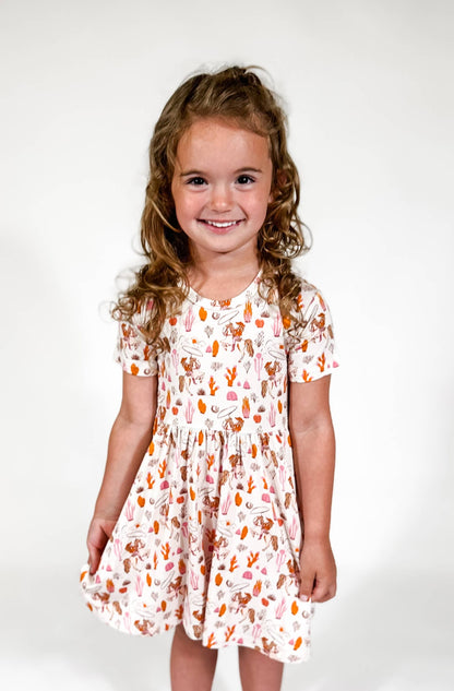 Saddle Up, Cowgirl Toile Dress