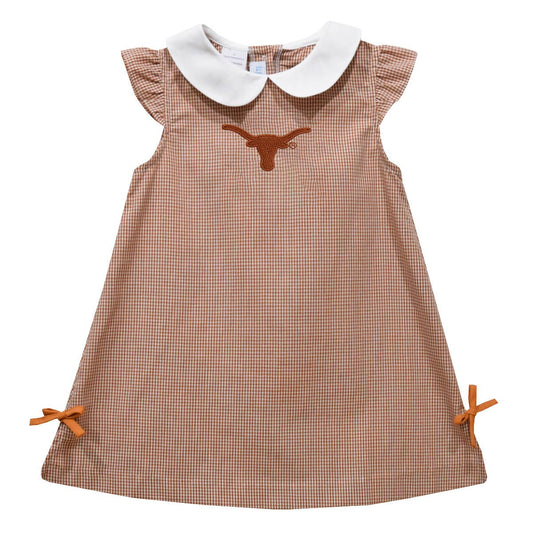 Longhorns Embroidered Dress