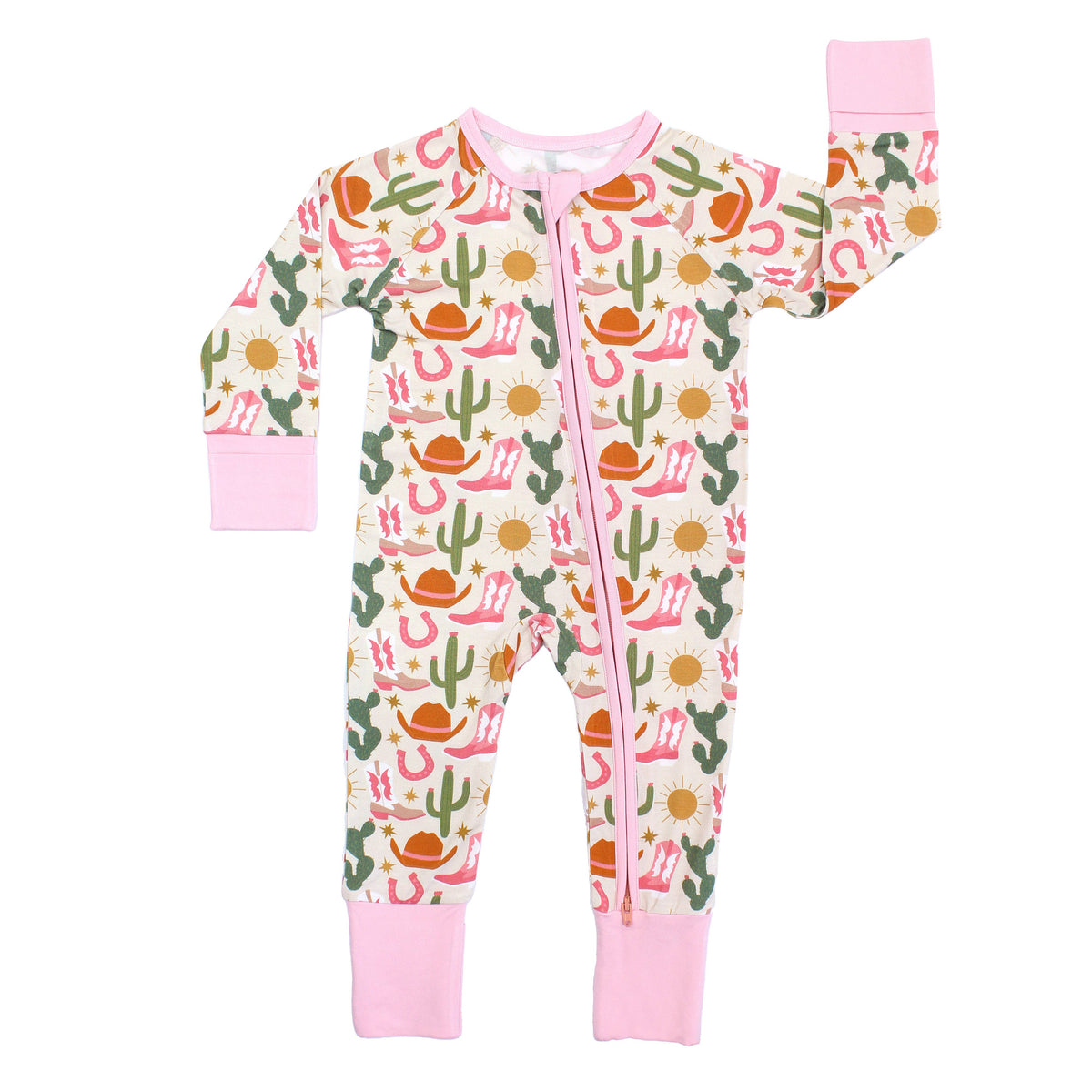Pink Western Bamboo Pj's