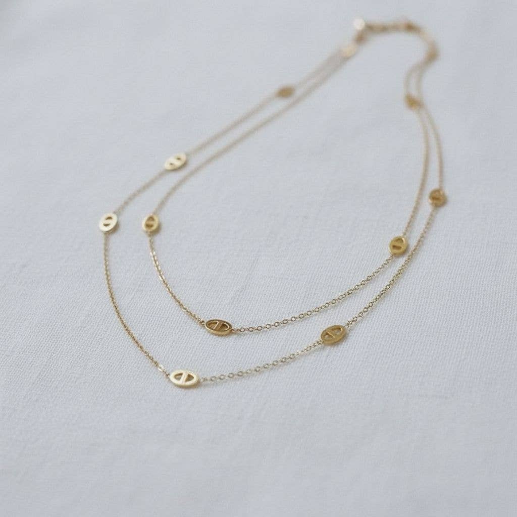 Double Layer Chain Necklace