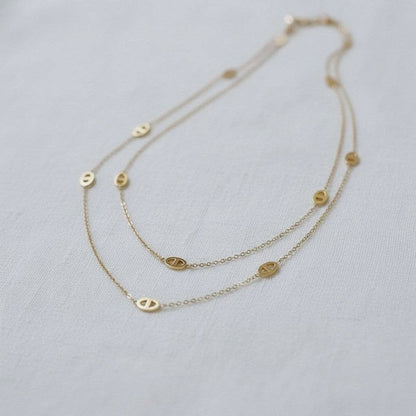 Double Layer Chain Necklace