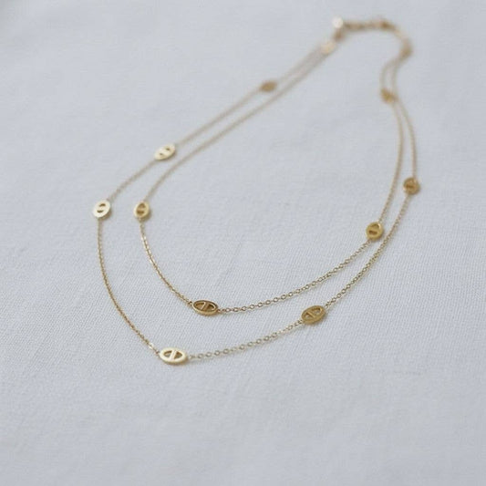 Double Layer Chain Necklace
