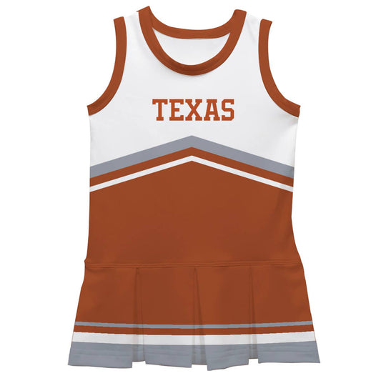Longhorns Rust Sleeveless Dress