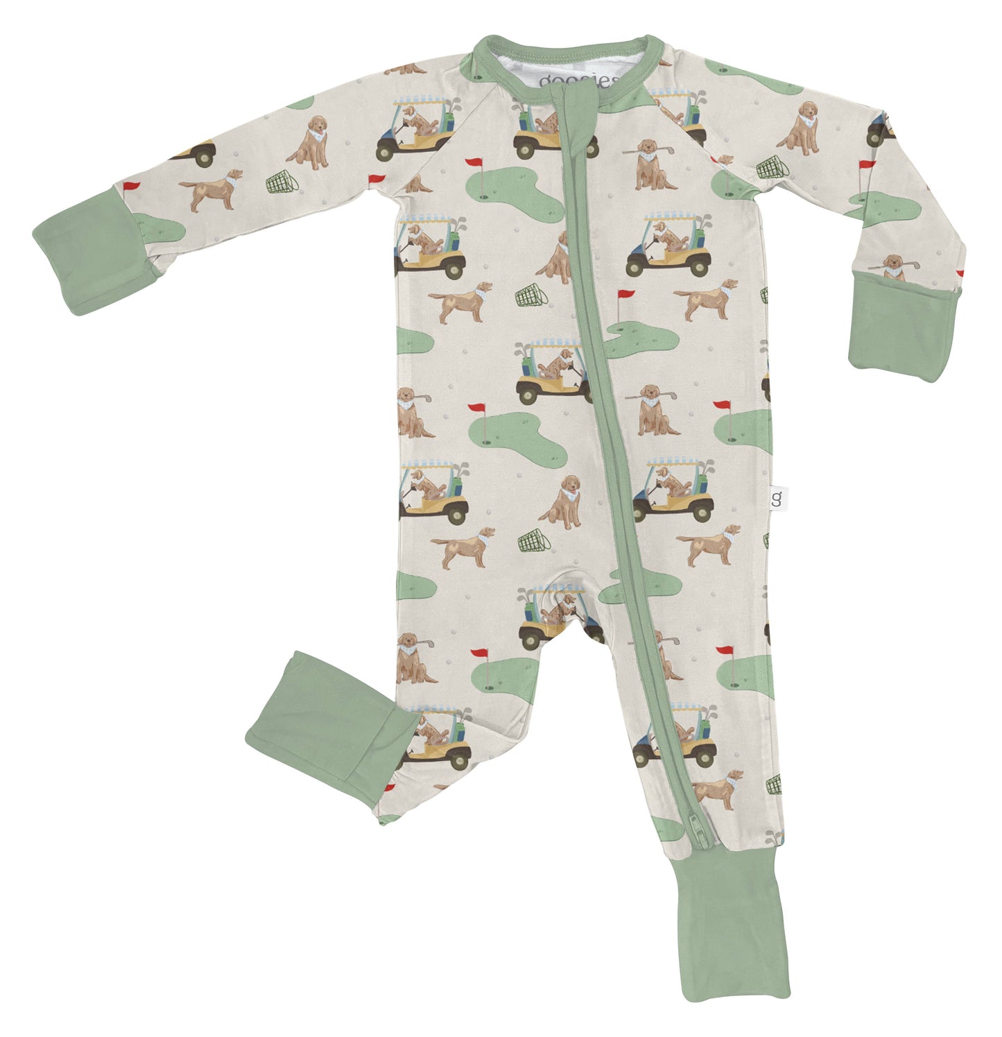 Barks & Birdies Baby Zip PJs