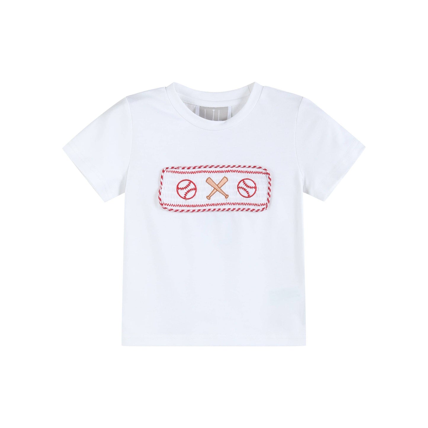 Baseball Shirt & Gingham Shorts Set