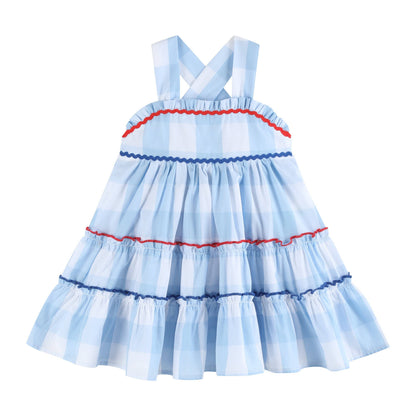 Gingham Layered Sundress