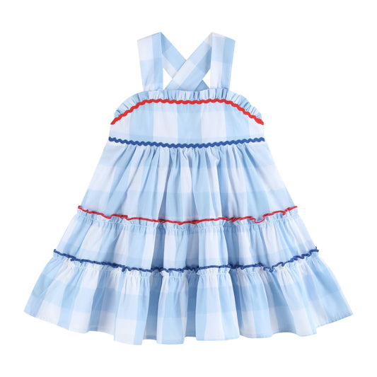 Gingham Layered Sundress