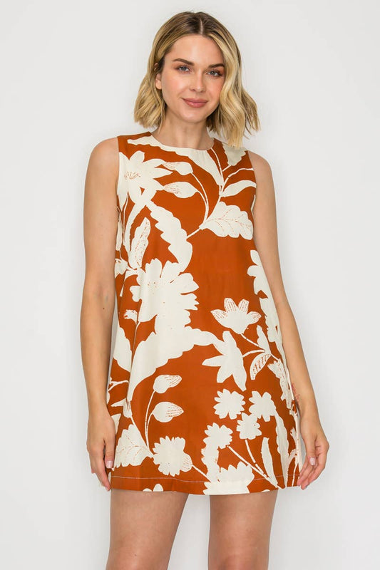 Hook Em Floral Shift Dress