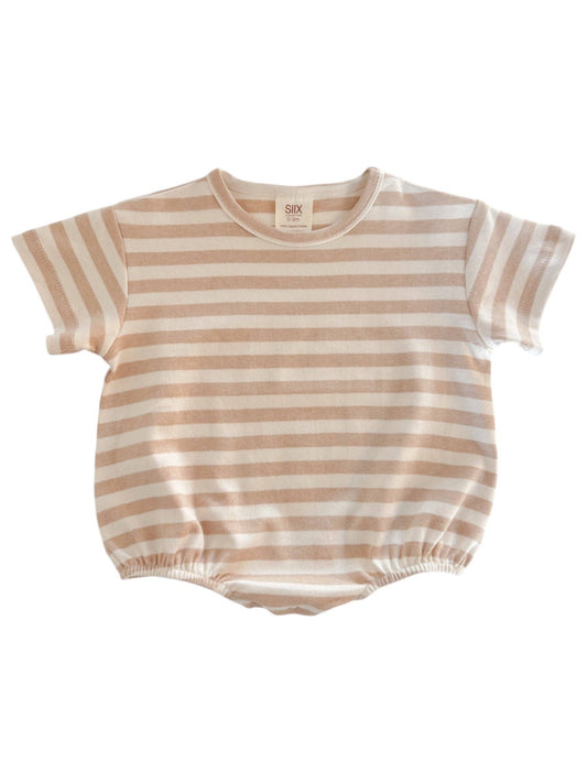 Biscuit Stripe Bubble T-Shirt