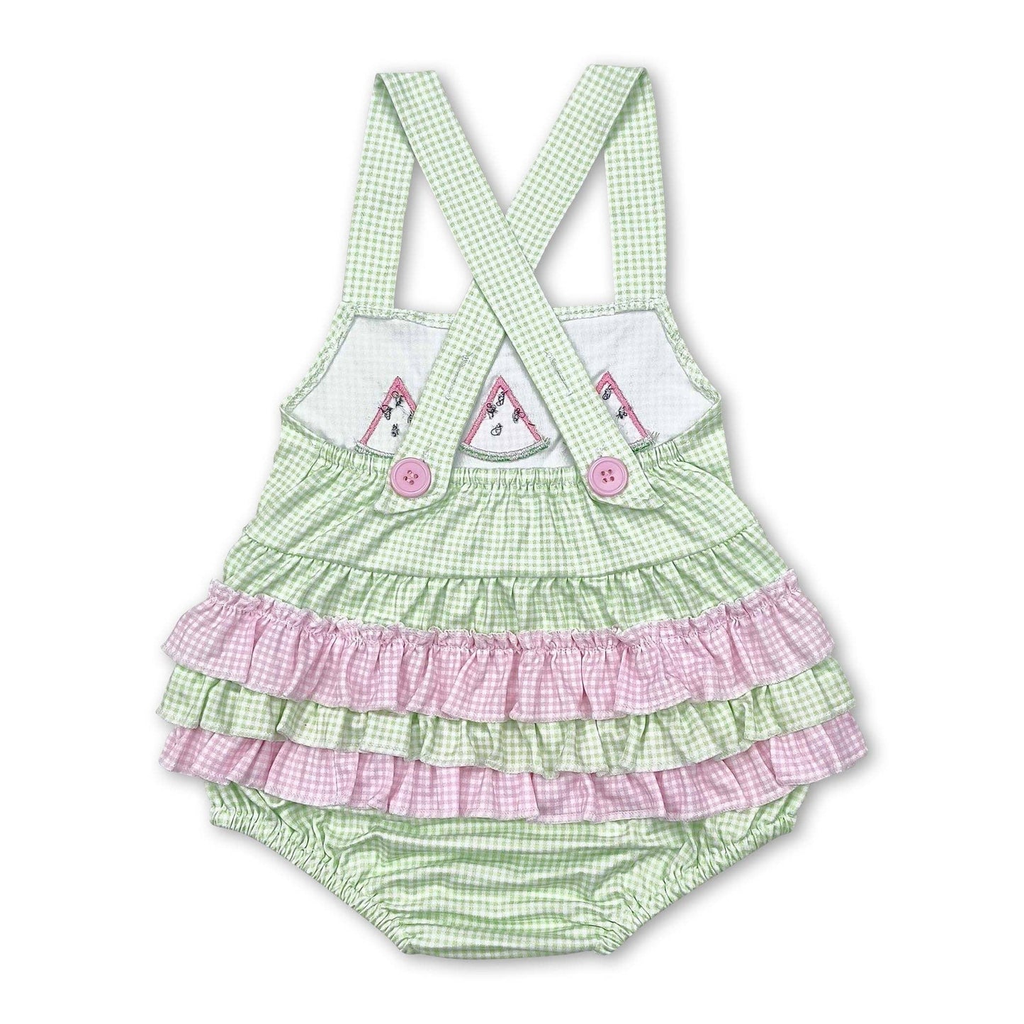 Watermelon Baby Girl Romper